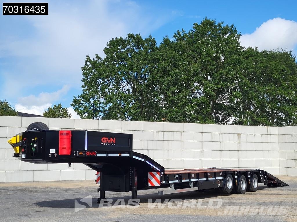  GVN 3 GVN 3 axles NEW! Lift + SteeringAxle Ramps Žemo iškrovimo puspriekabės