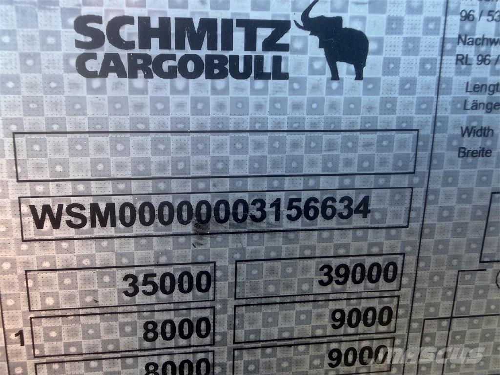 Schmitz Cargobull VIN 634 Elhúzható ponyvás félpótkocsik
