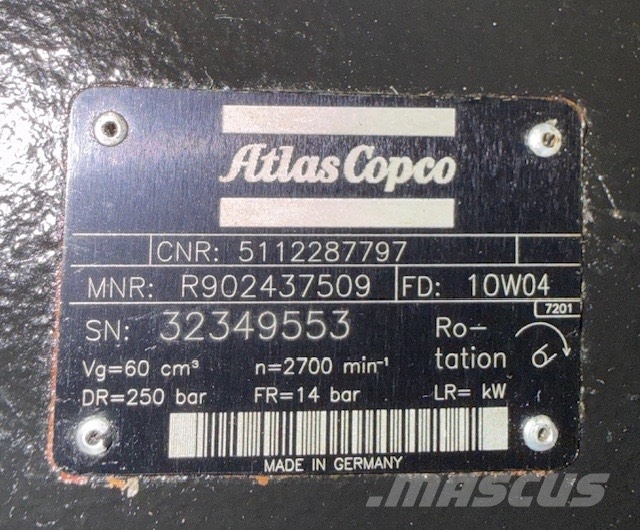 Rexroth A10VO60 USED HYDRAULIC PUMP Hydraulik