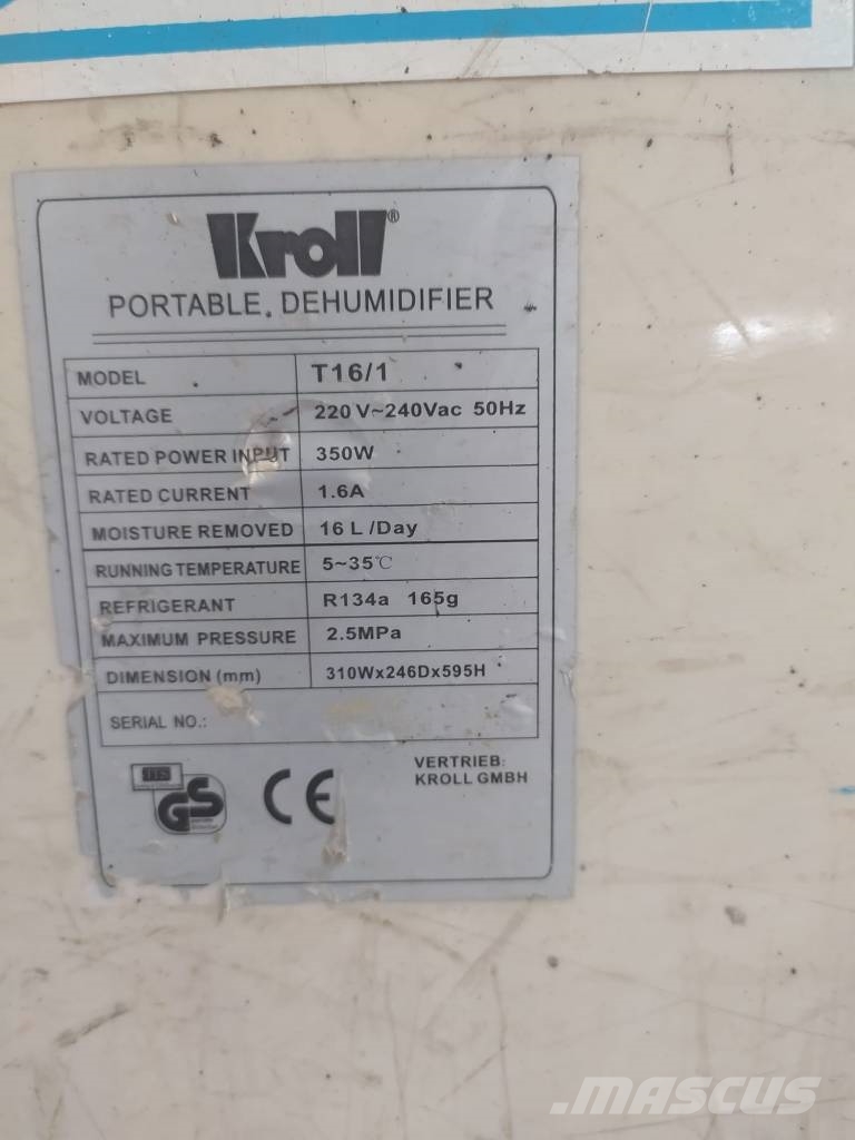 Kroll T16/1 Muut koneet