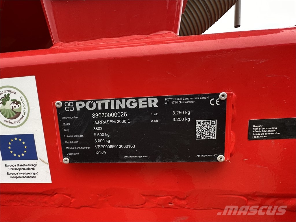 Pöttinger Terrasem 3000D Zaaimachines