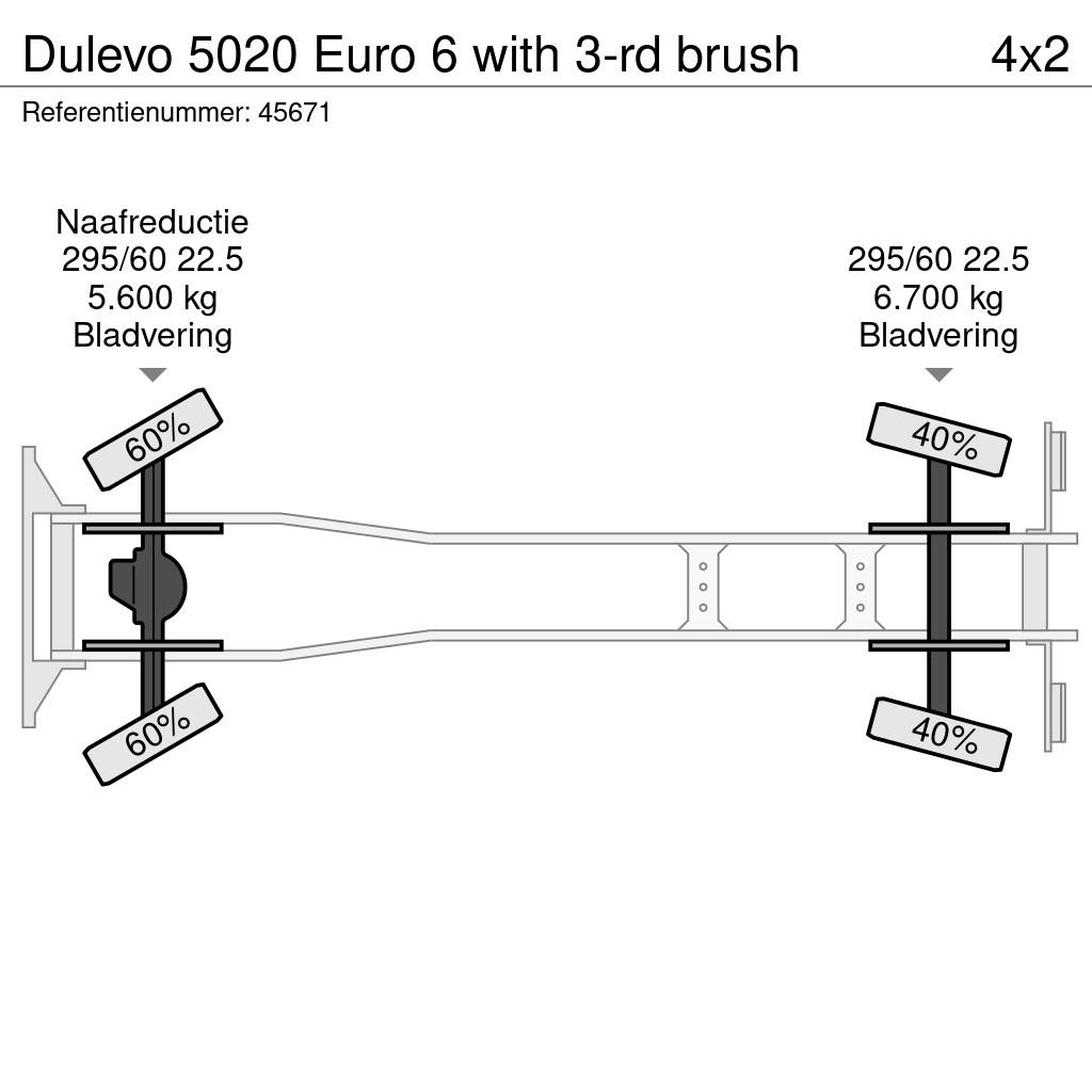 Dulevo 5020 Euro 6 with 3-rd brush Камиони за почистване