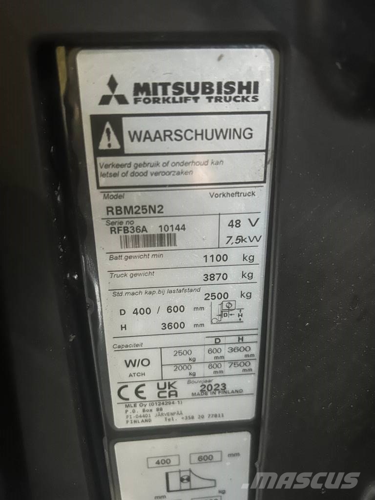 Mitsubishi RBM25N2 شاحنة المناولة رباعية الاتجاهات