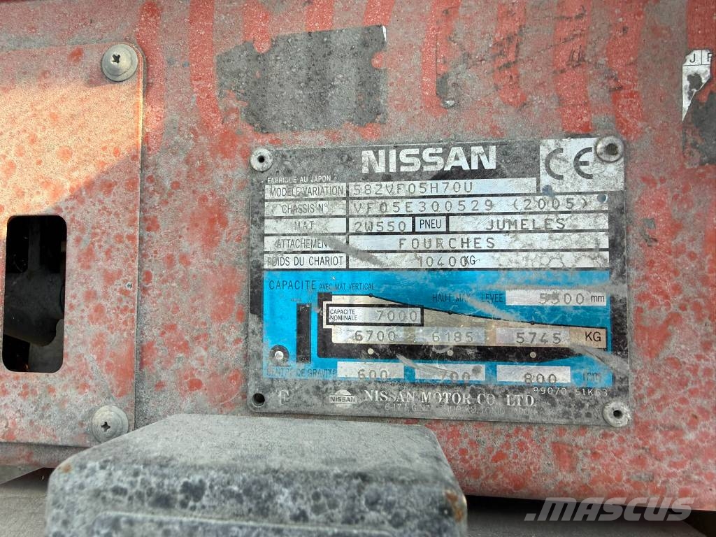 Nissan 58ZVF05H70U Chariots diesel
