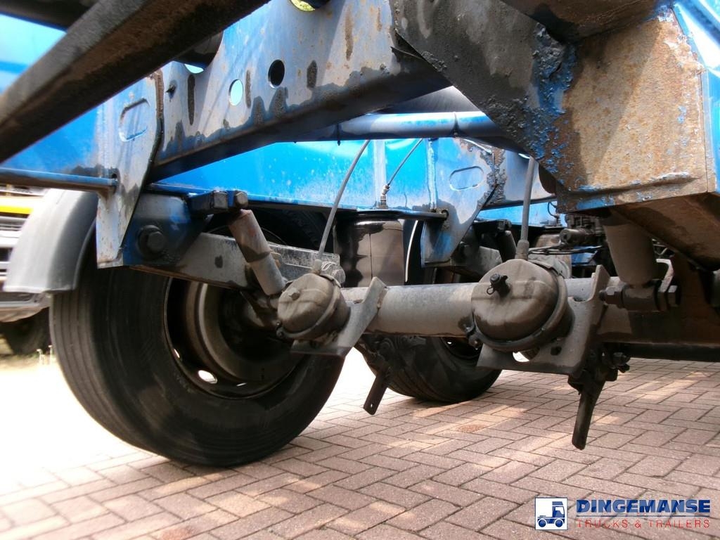 General TRAILERS 3-axle container trailer 20-25-30 ft Containerframe semi-trailers