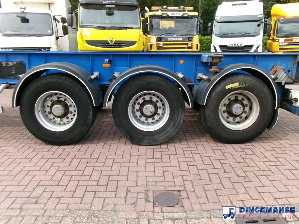 General TRAILERS 3-axle container trailer 20-25-30 ft Containerframe semi-trailers