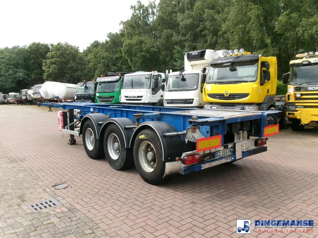 General TRAILERS 3-axle container trailer 20-25-30 ft Containerframe semi-trailers