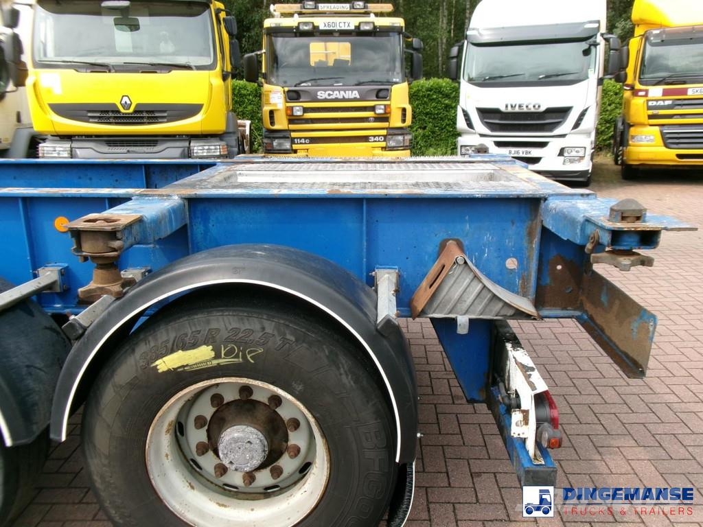 General TRAILERS 3-axle container trailer 20-25-30 ft Containerframe semi-trailers