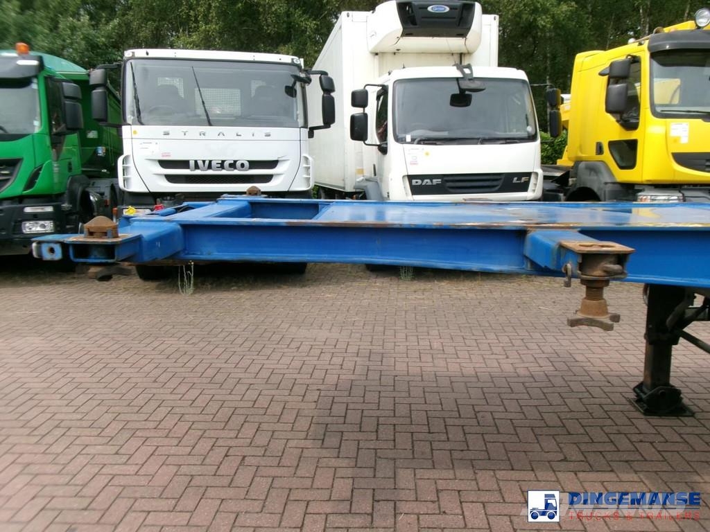 General TRAILERS 3-axle container trailer 20-25-30 ft Containerframe semi-trailers