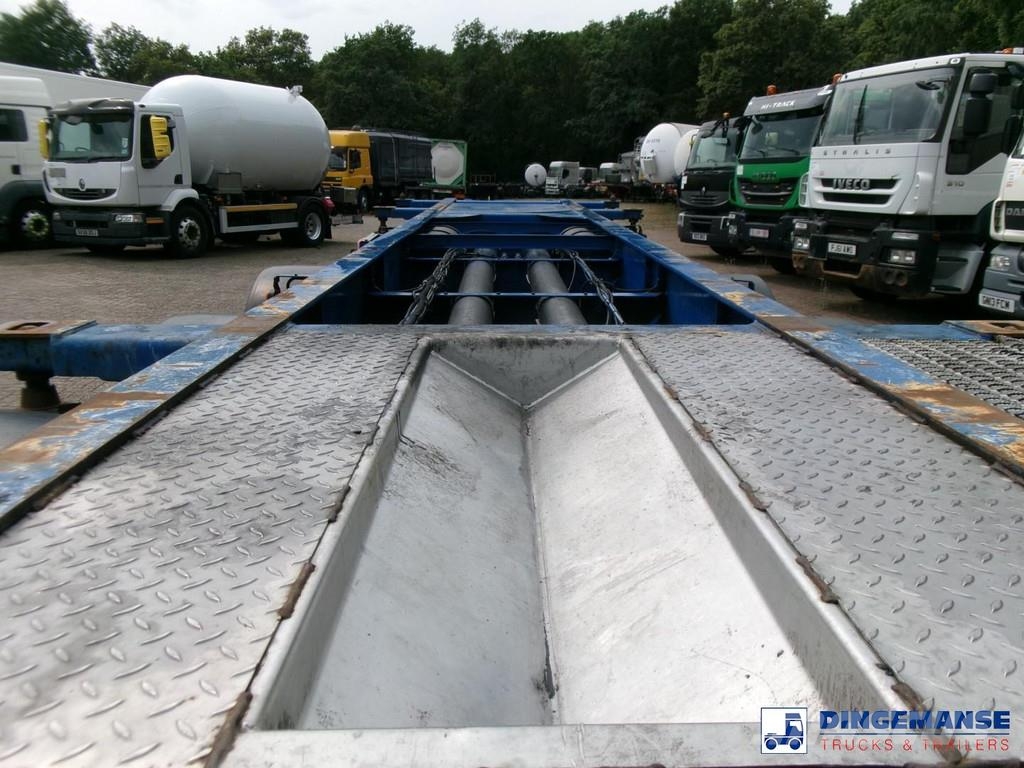 General TRAILERS 3-axle container trailer 20-25-30 ft Containerframe semi-trailers