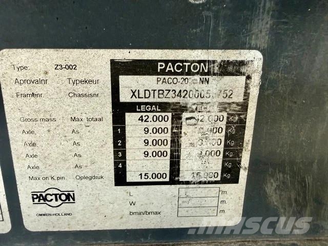 Pacton Carrier Vector 1850/3 x Achsen PBW/Lenk + Liftachs Hladilne polprikolice