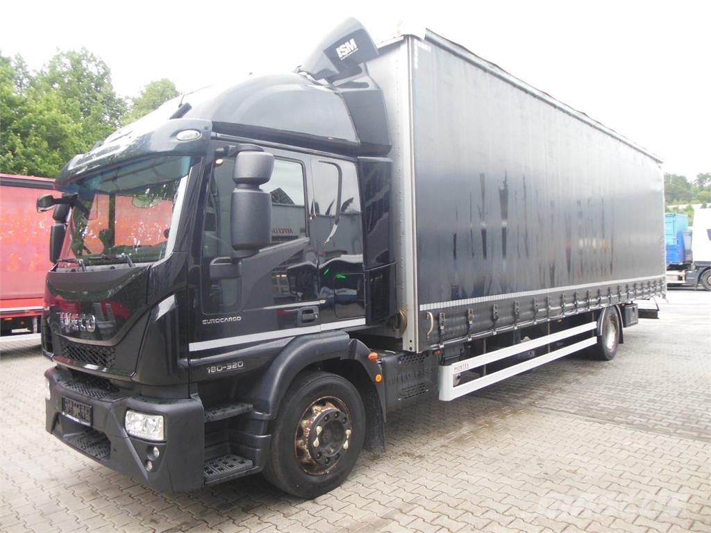 Iveco EuroCargo 180E32, Valník 9,3m - 23 Palet Camiones de caja de lona