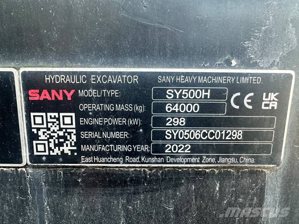 Sany SY500H Longfront-Abbruchbagger 拆卸式挖土機/掘鑿機/挖掘機