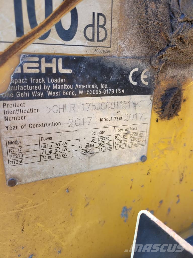 Gehl RT 175 لوادر انزلاقية التوجيه
