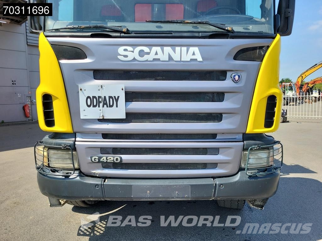 Scania G420 G 8X6 8x6 Steel suspension 18m3 KH Kipper Big Billenő teherautók