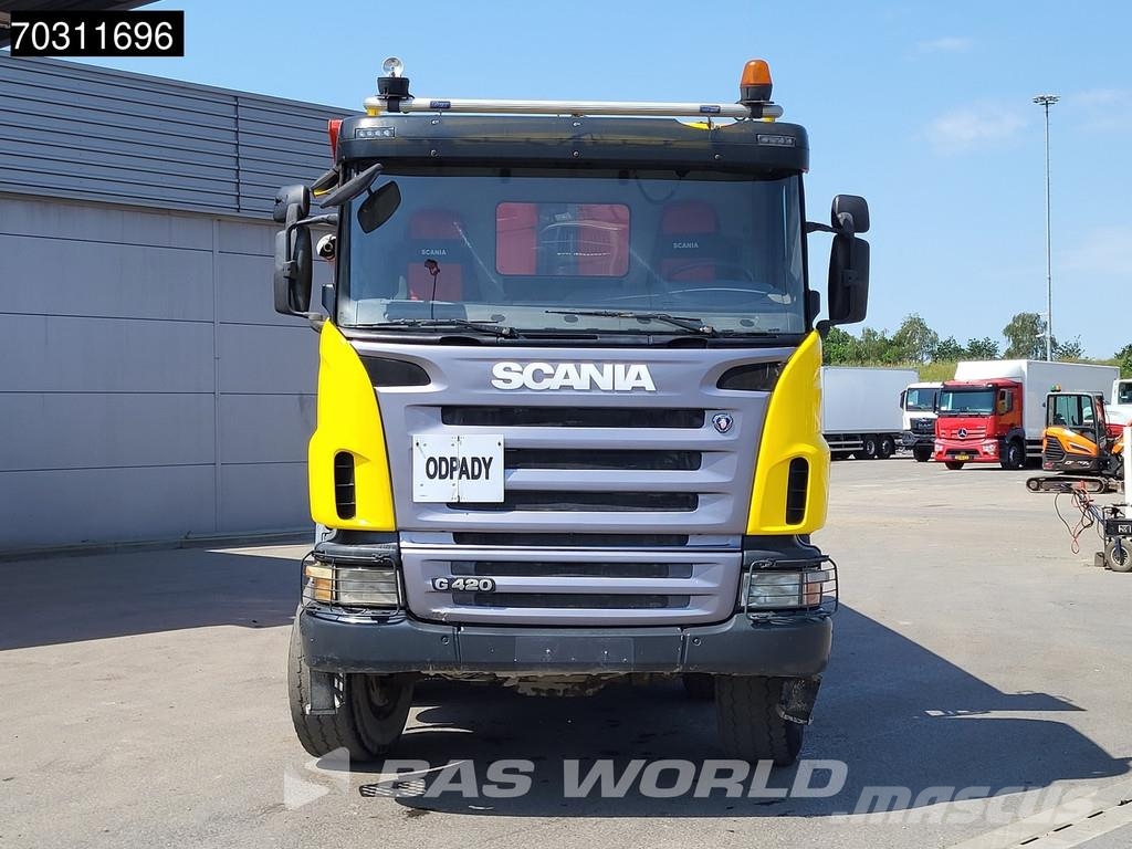 Scania G420 G 8X6 8x6 Steel suspension 18m3 KH Kipper Big Billenő teherautók
