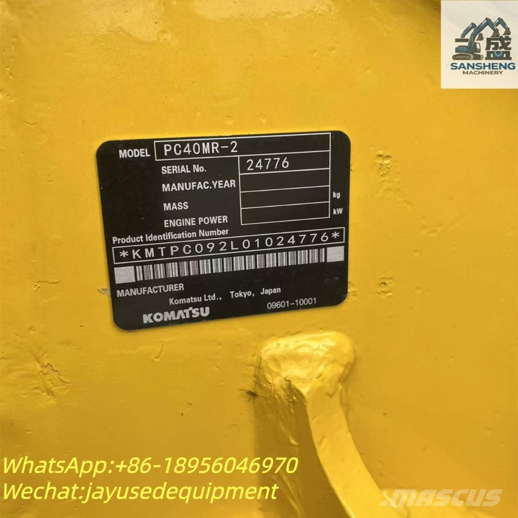 Komatsu PC40MR Excavadoras sobre orugas