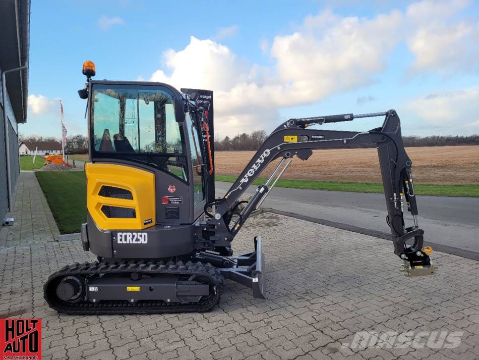 Volvo ECR 25 D Mini ekskavatörler, 7 tona dek