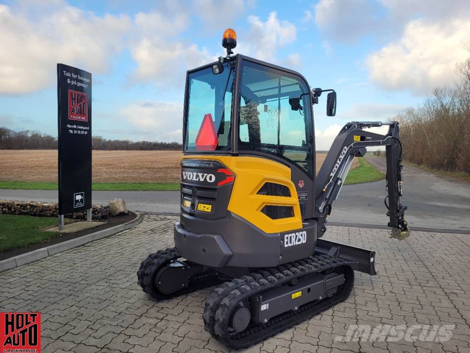 Volvo ECR 25 D Mini ekskavatörler, 7 tona dek