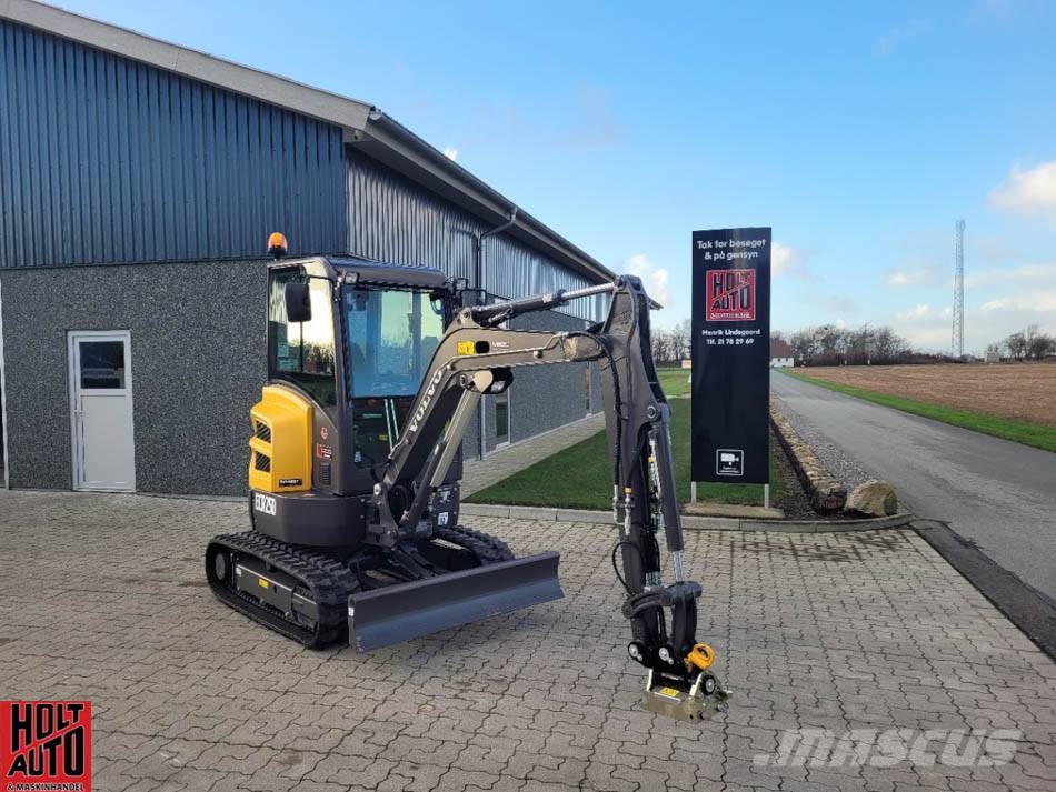 Volvo ECR 25 D Mini ekskavatörler, 7 tona dek