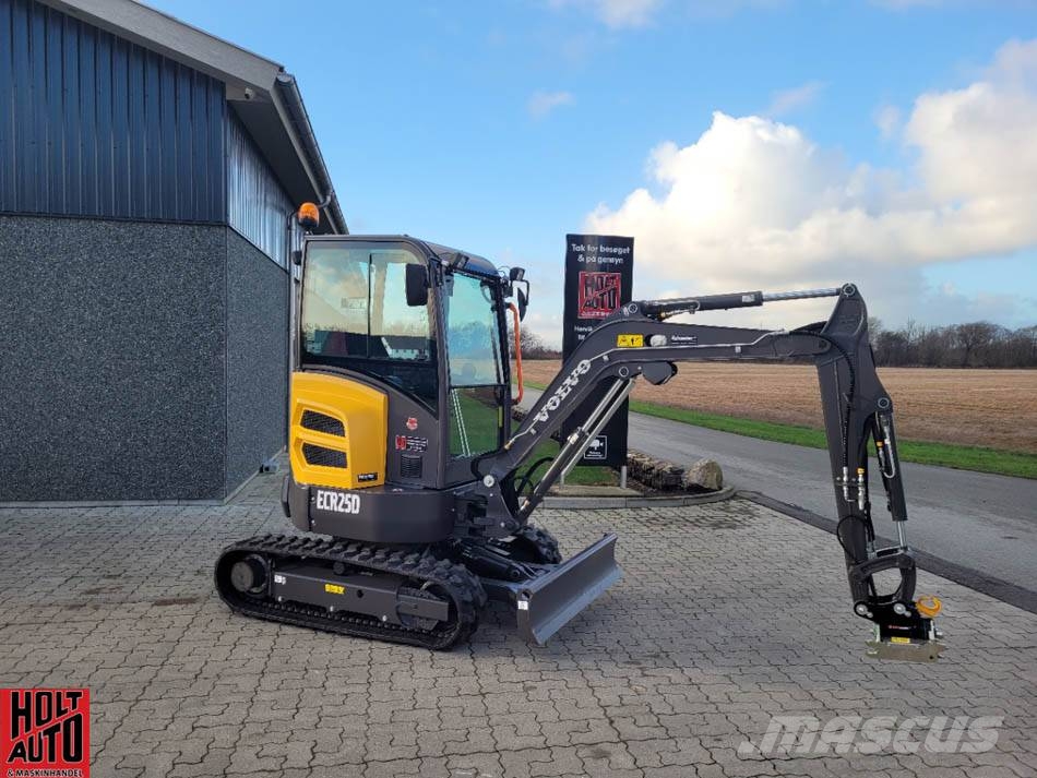 Volvo ECR 25 D Mini ekskavatörler, 7 tona dek