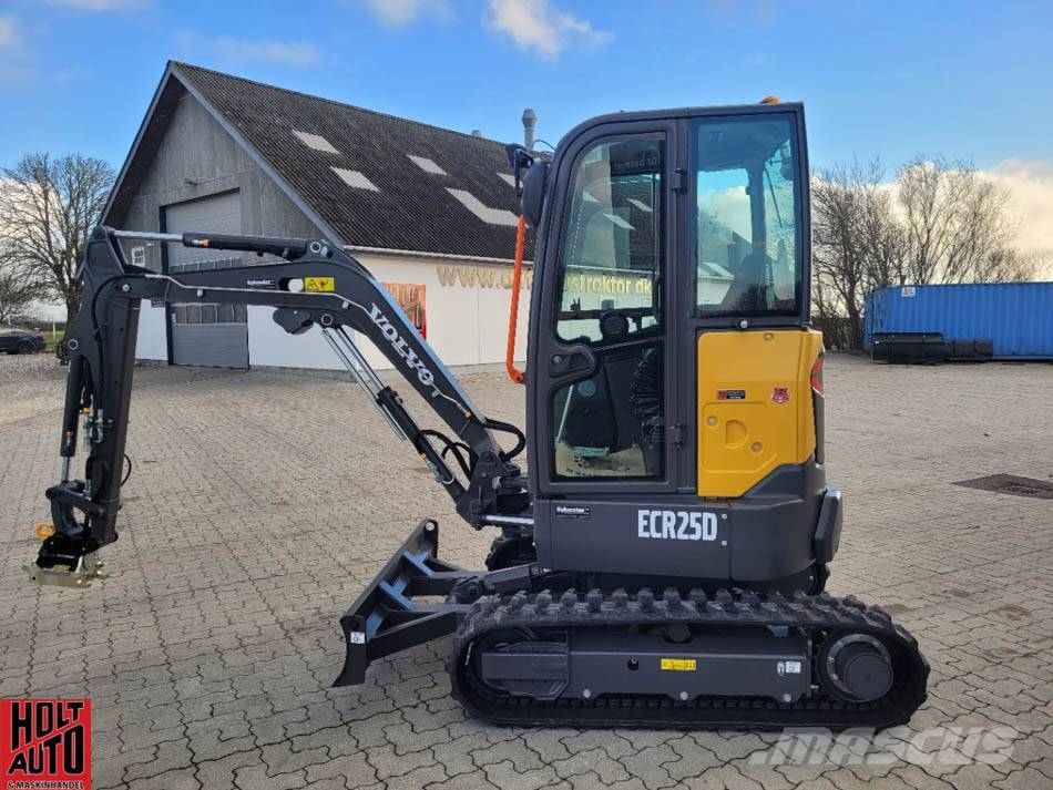 Volvo ECR 25 D Mini ekskavatörler, 7 tona dek