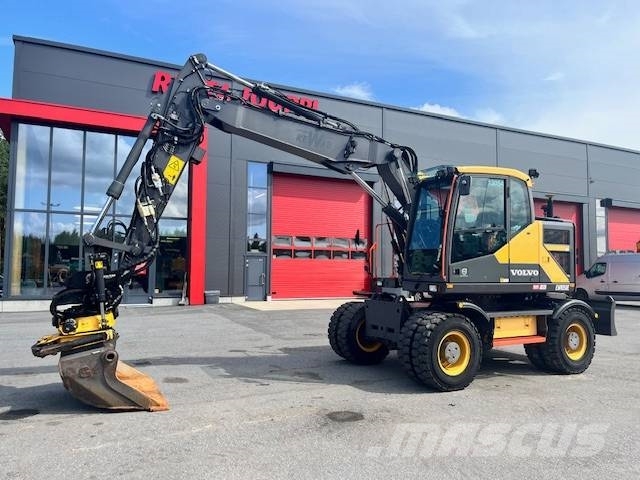 Volvo EWR 150 E /Engcon+pihdit,Leica 3 D,HIENO KONE Колесни екскаватори