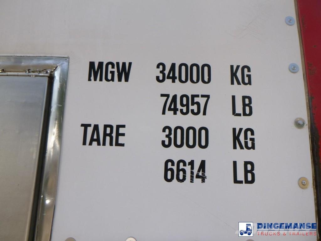 M1 Engineering Food tank container inox 20 ft / 25 tankcontainers