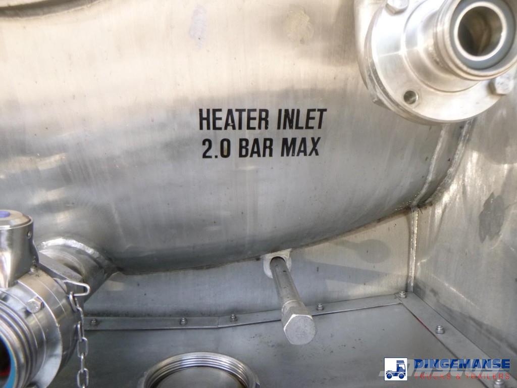 M1 Engineering Food tank container inox 20 ft / 25 tankcontainers
