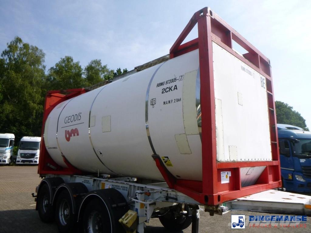 M1 Engineering Food tank container inox 20 ft / 25 tankcontainers
