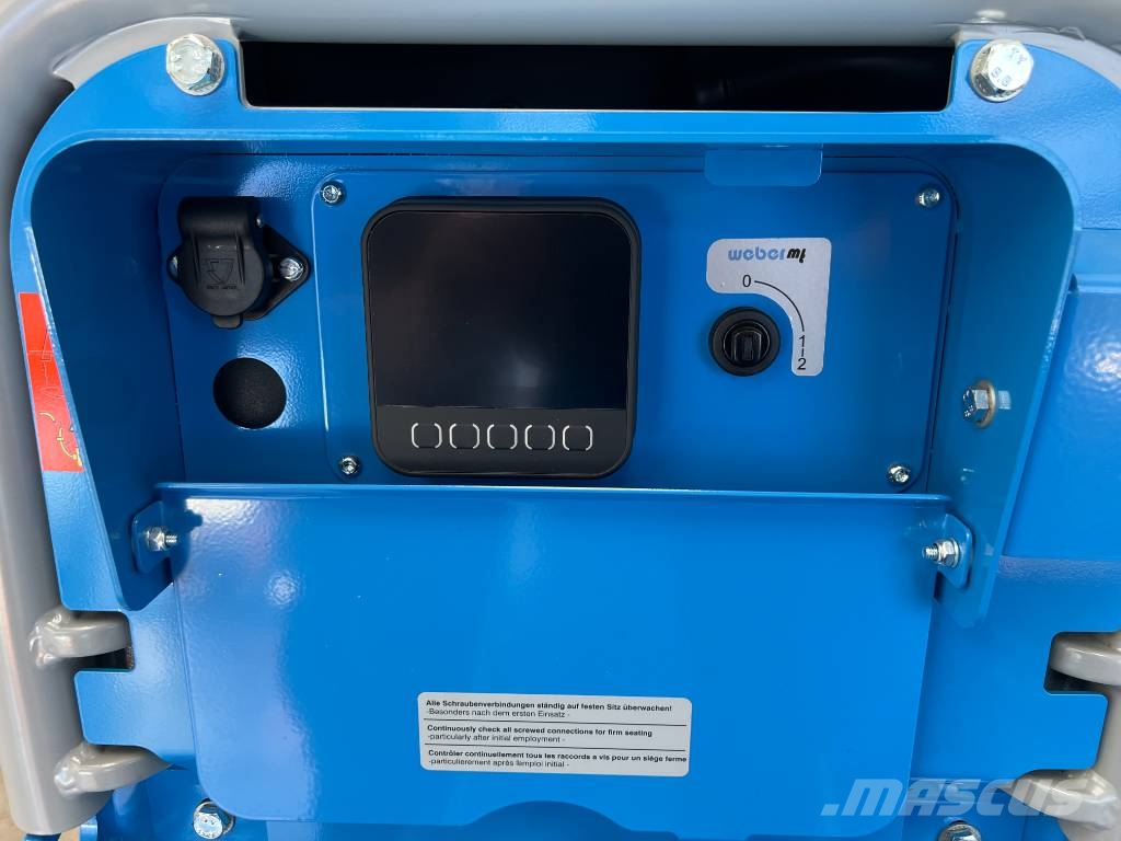 Weber CR 8 WSA Rüttelplatte Hatz-Diesel / 608 kg Placas compactadoras
