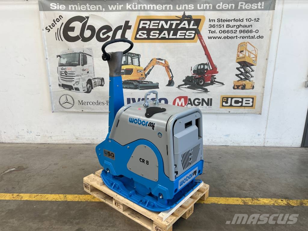 Weber CR 8 WSA Rüttelplatte Hatz-Diesel / 608 kg Placas compactadoras