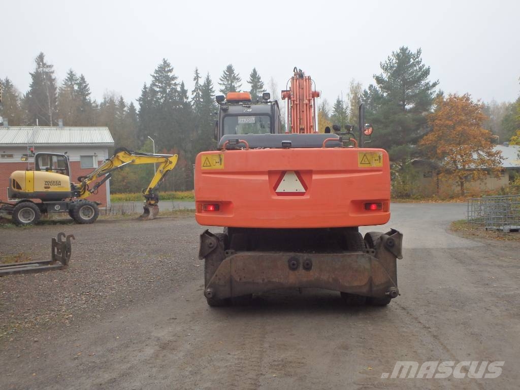 Hitachi ZX 160 W Engcon Pyöräkaivukoneet