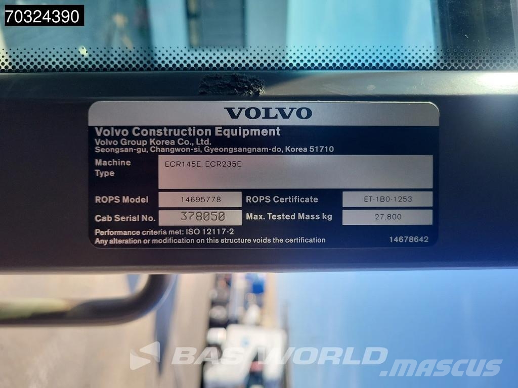 Volvo ECR235 E L Tiltrotator - Blade حفارات زحافة