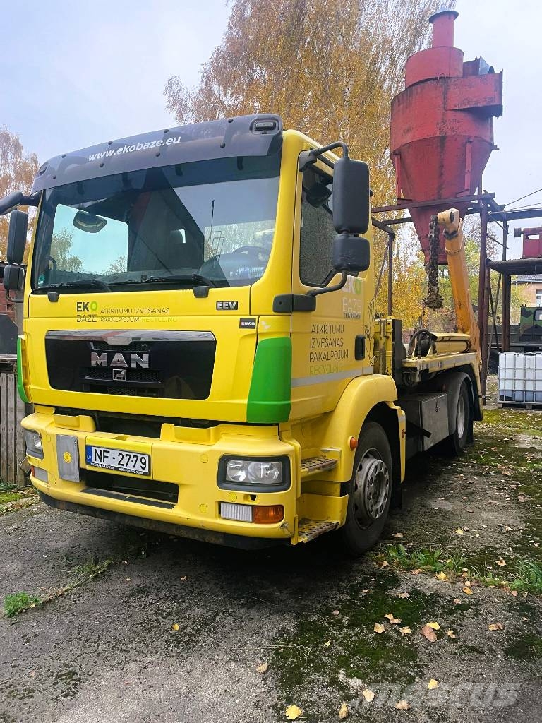 MAN TGM 18.290 4X2 MEILLER SKIP LOADER Скиповые погрузчики