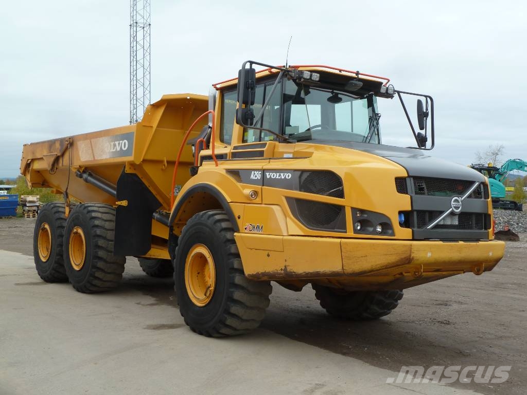 Volvo A25G / 3.500 tim. Rammestyrte Dumpere
