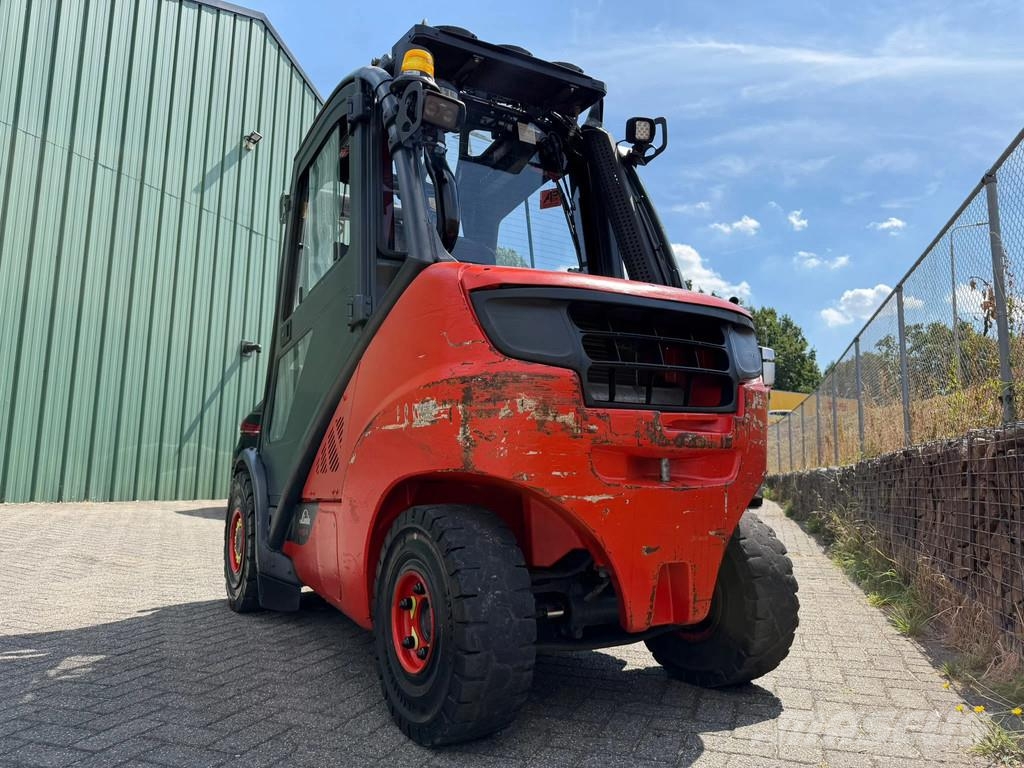 Linde H35D Triplex Freelift Sideshift 4 Valves شاحنات الديزل