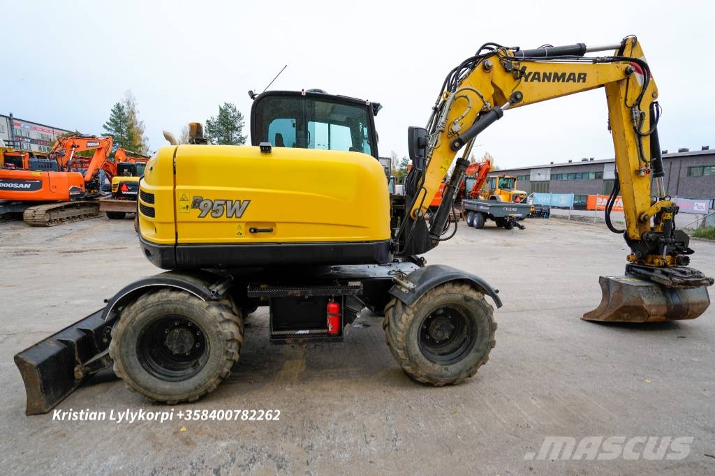 Yanmar B95W ENGCONILLA Ekskavatori uz riteņiem