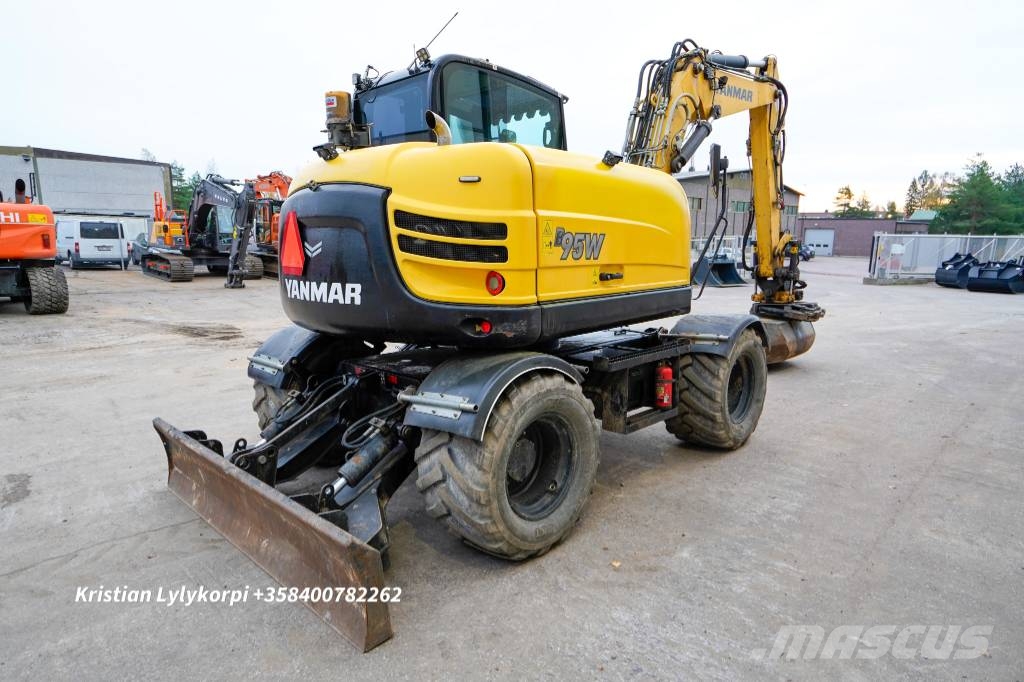Yanmar B95W ENGCONILLA Ekskavatori uz riteņiem