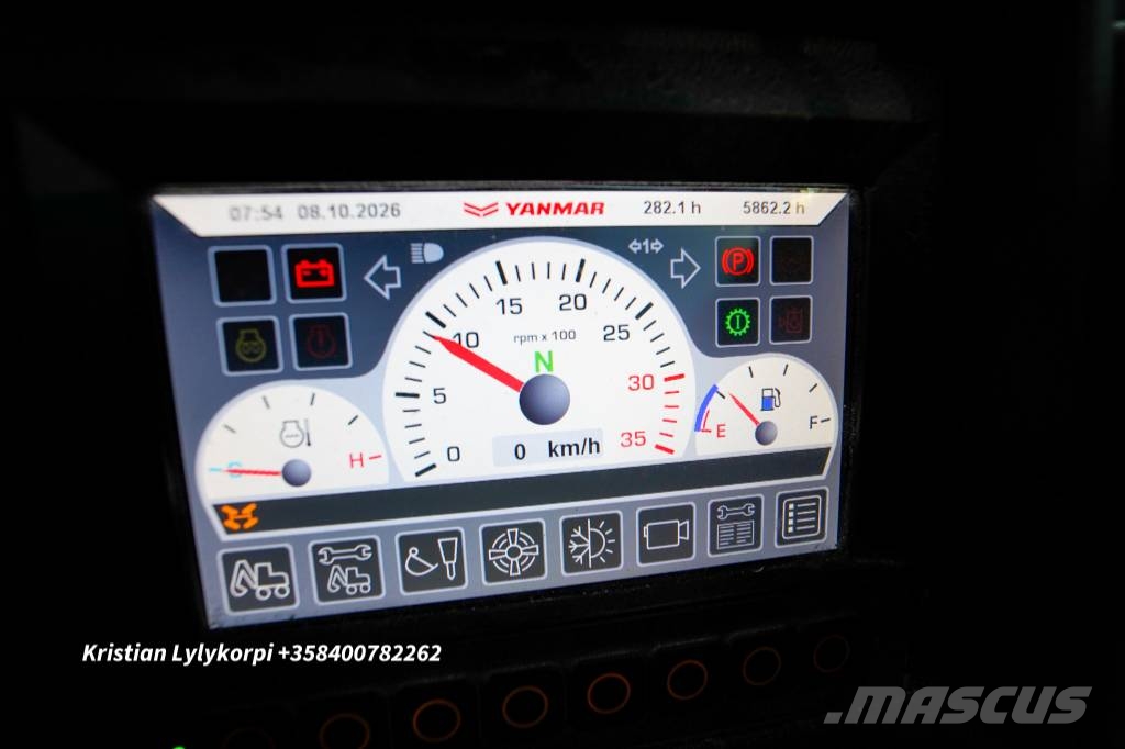 Yanmar B95W ENGCONILLA Ekskavatori uz riteņiem