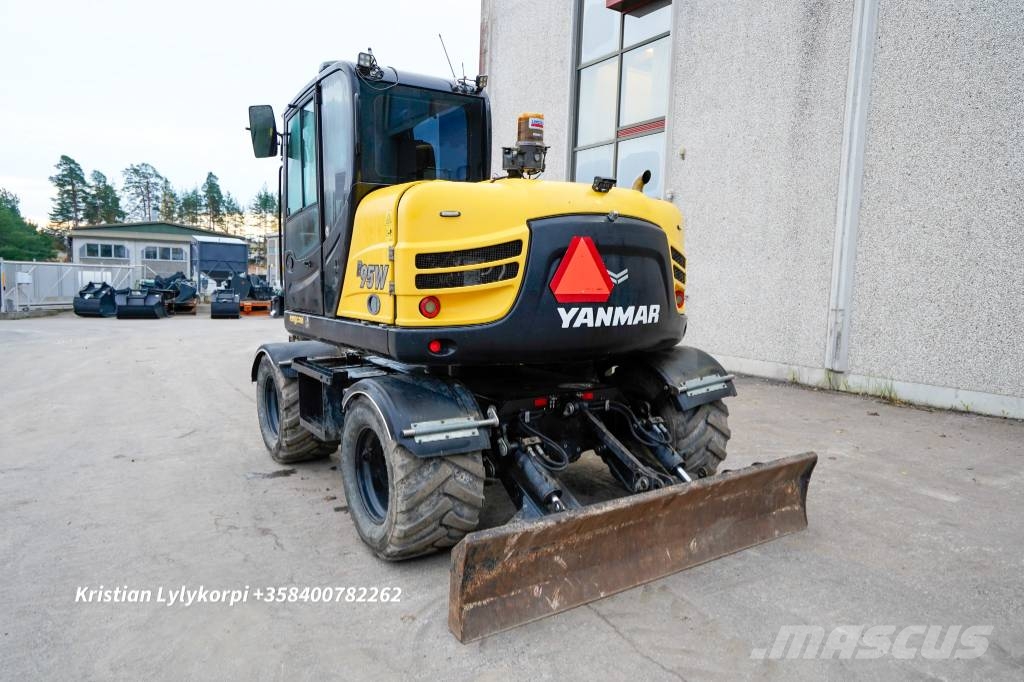 Yanmar B95W ENGCONILLA Ekskavatori uz riteņiem