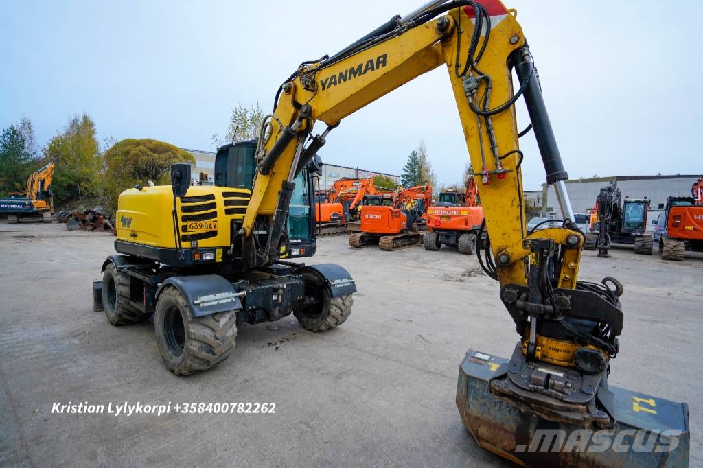 Yanmar B95W ENGCONILLA Ekskavatori uz riteņiem