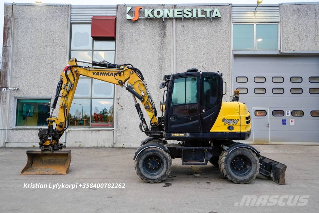 Yanmar B95W ENGCONILLA Ekskavatori uz riteņiem