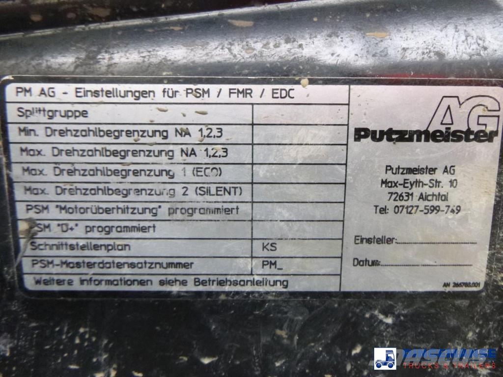 Mercedes-Benz Atego 1823 4x2 Putzmeister concrete pump 16 m Concrete pump trucks