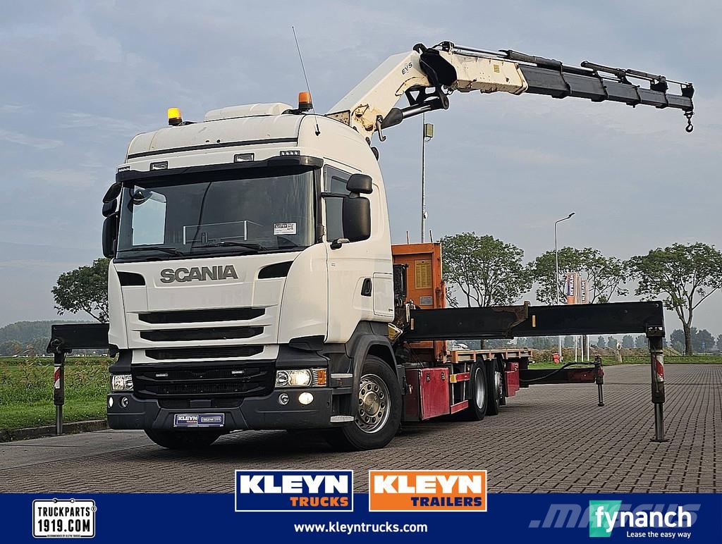 Scania R450 HMF 5020 Plošinové nákladné automobily/nákladné automobily so sklápacími bočnicami