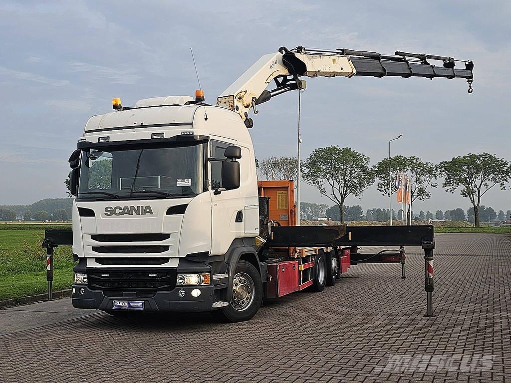 Scania R450 HMF 5020 Plošinové nákladné automobily/nákladné automobily so sklápacími bočnicami