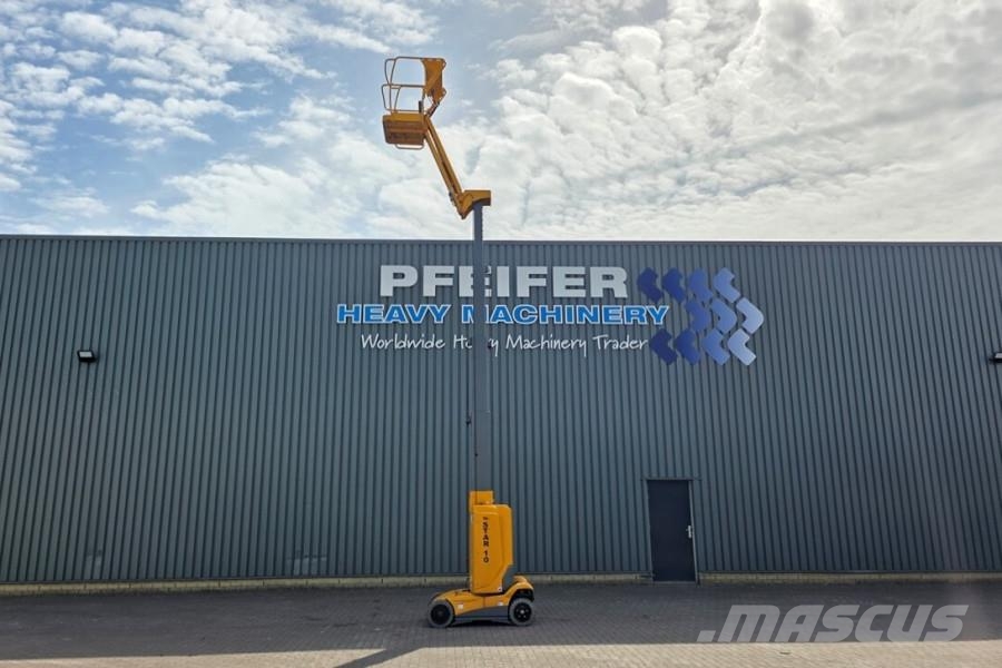 Haulotte STAR 10 Electric, 10m Working Height, 3m Reach, 20 Коленчатые подъемники