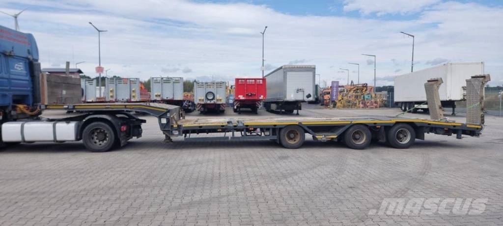 Meusburger Semi | 3 axle BPW | Radmulden | Niskopodwoziowa Semi Reboques Carga Baixa