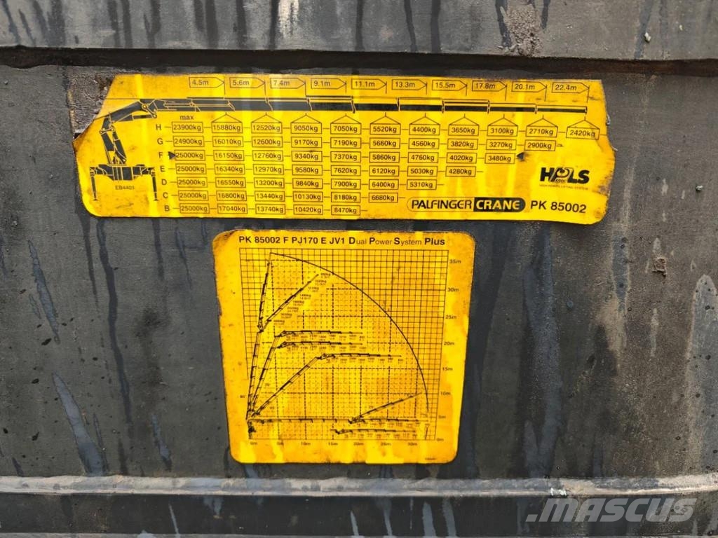 MAN TGS 35.480 8x6 Palfinger PK 85002 Mobiilinosturit