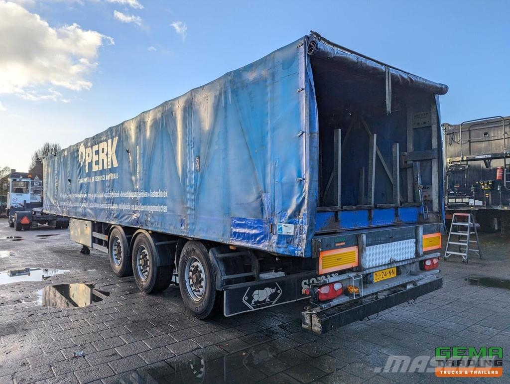 Samro ST39WGWE 12.9M 3-Axles BPW - Sliding Hood - Lift/S フラットベッドセミトレーラー/ドロップサイドセミトレーラー